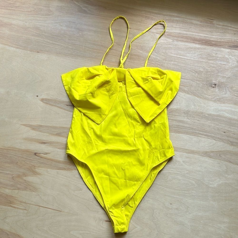 Zara Canary Yellow Bodysuit